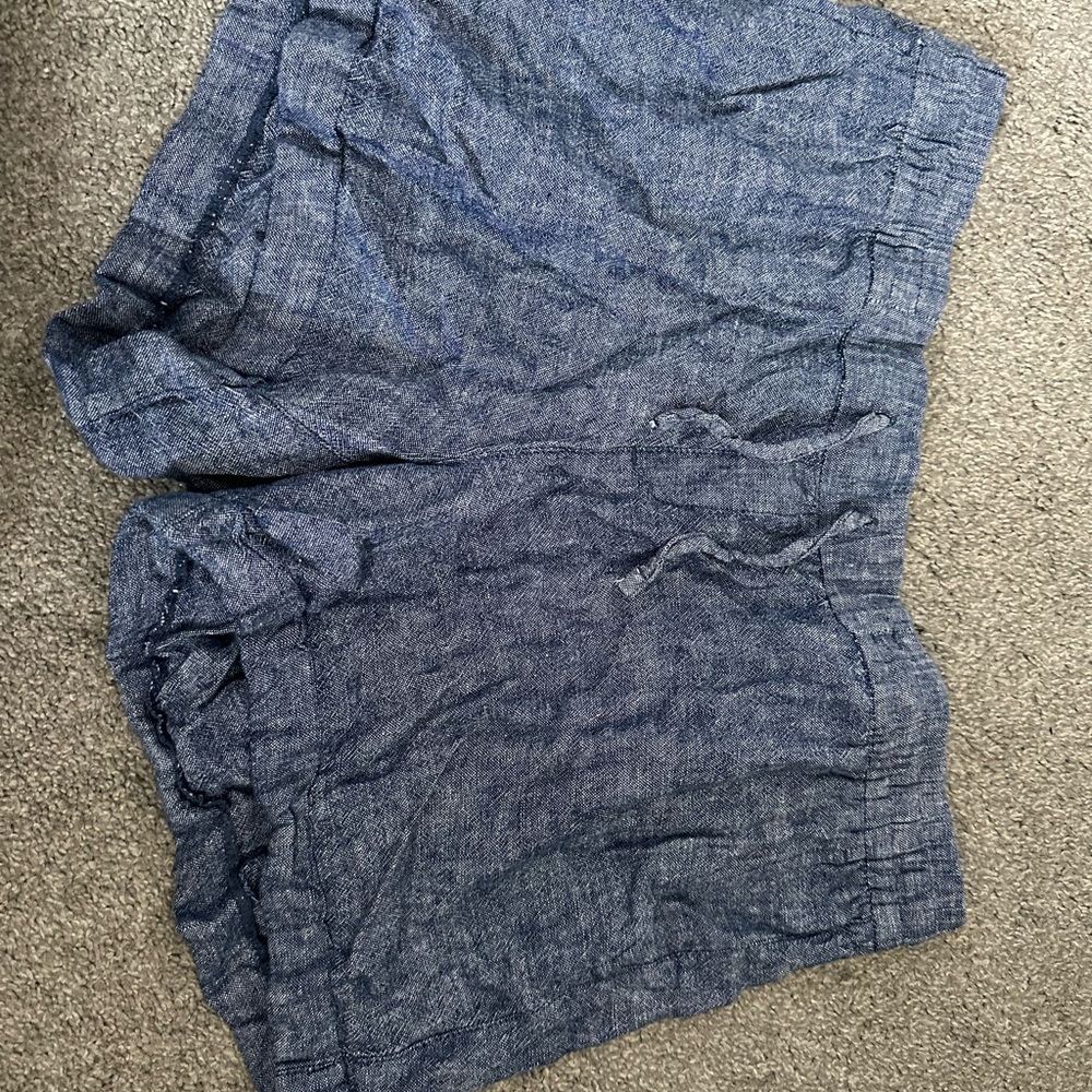 Blue Casual Shorts